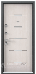 Прочная стильная дверь Модерн с цветом внутренней панели слоновая кость №9 внутренняя - фото