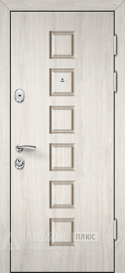 Классическая дверь с фрезеровкой Вертикаль №9 внешняя - фото