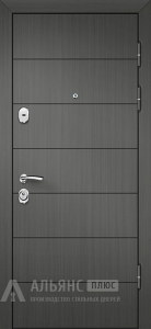 Защитная входная квартирная дверь №37 внешняя - фото