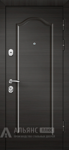 Классическая металлическая дверь №11 внешняя - фото