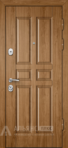 Уличная недорогая дверь для дачи №64 внешняя - фото