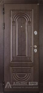 Дачная дверь правого открывания с панелью из массива №51 внутренняя - фото