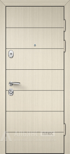 Дверь в частный дом с резиновым уплотнителем №42 внешняя - фото