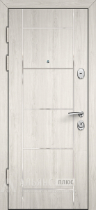 Входная дверь в стиле модерн с утеплением №99 внутренняя - фото