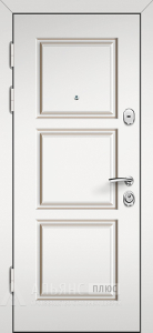 Правая входная дверь с терморазрывом и порошковым окрасом для улицы №43 внутренняя - фото