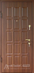Филенчатая дверь облицованная шпоном №7 внутренняя - фото