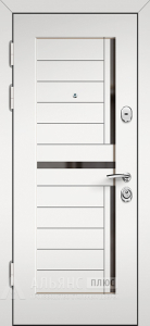 Входная дверь с атмосферостойким покрытием и цветом светло серый №1 внутренняя - фото