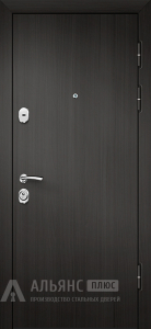 Дверь утепленная с вертикальными ребрами жесткости №109 внешняя - фото