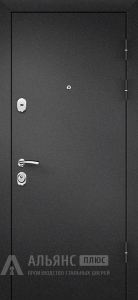Офисная дверь с шумоизоляцией в цвете "темный антрацит" №39 внешняя - фото