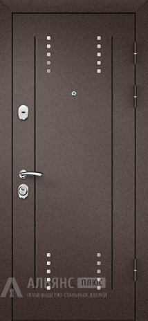 Фото «Наружная металлическая дверь на дачу с отделкой экошпон внутри №54»